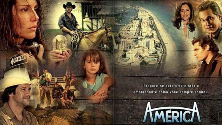 Постер бразильского сериала «Америка»